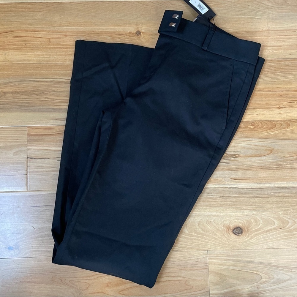 NWT Banana Republic black “Martin” straight slacks